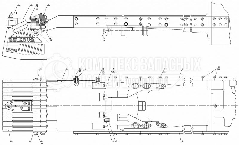 Запчасти МТЗ Беларус 2022. Баласт